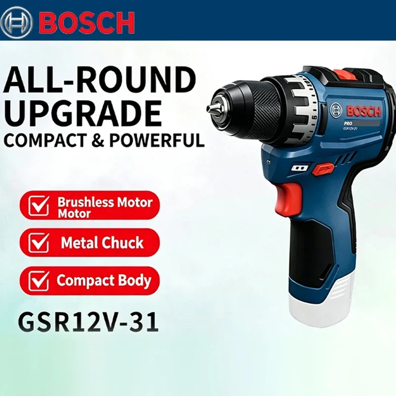 Woodworking Basics - Bosch GSR 12V-31 Brushless Electric Drill