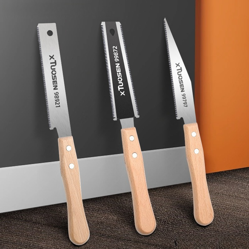 Woodworking Japanese Tools - Three-piece or single-piece Japanese saws, hardwood