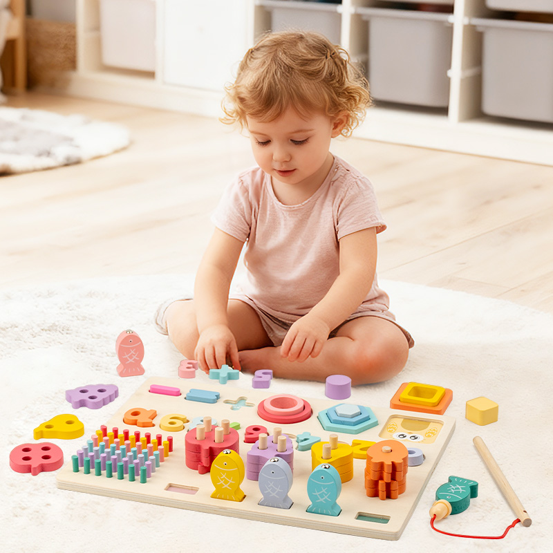 Wooden Multifunctional Logarit - Woodworking For Kids recension och pris