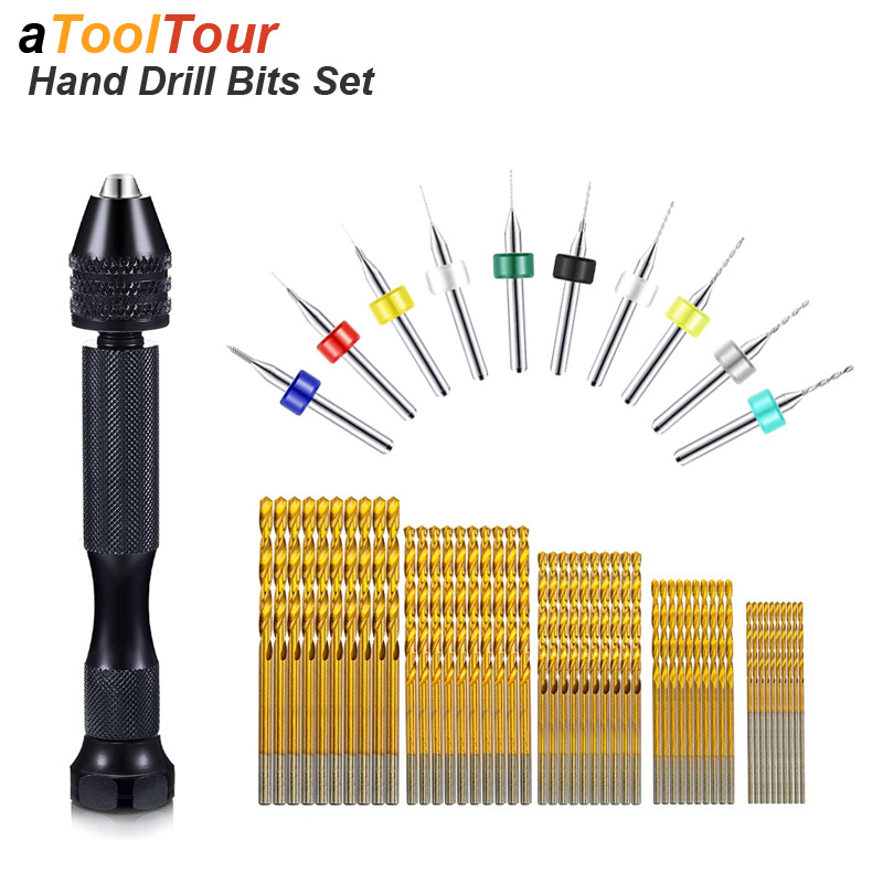 Micro Mini Pin Vise Hand Drill - Woodworking Front Vise recension och pris