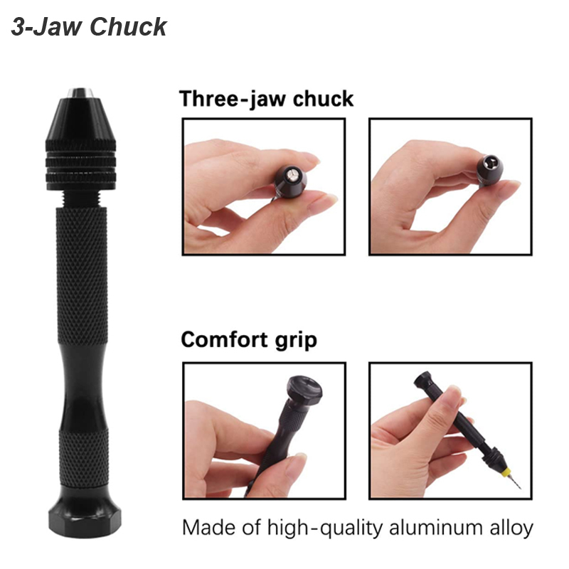 Micro Mini Pin Vise Hand Drill - Woodworking Front Vise recension och pris