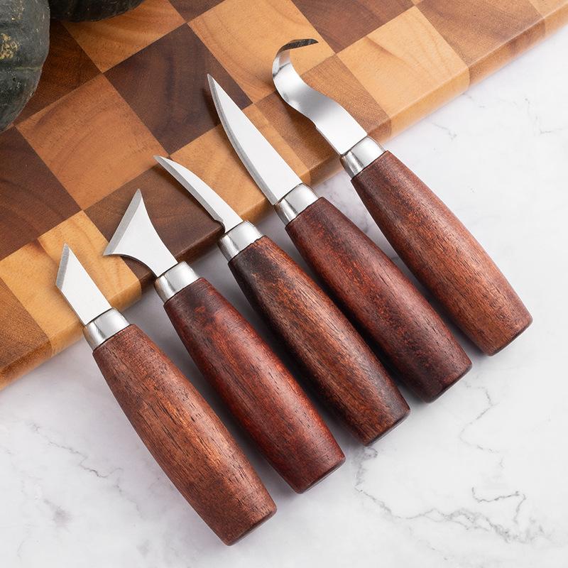 5 Pcs Wood Carving Chisel Set  - Woodworking Project recension och pris