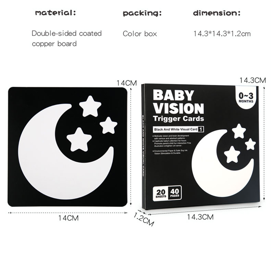 Baby Visual Stimulation Cards  - Woodworking For Kids recension och pris