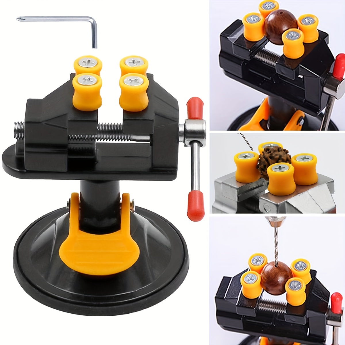 360° Rotating Suction Cup Mini - Woodworking Front Vise recension och pris