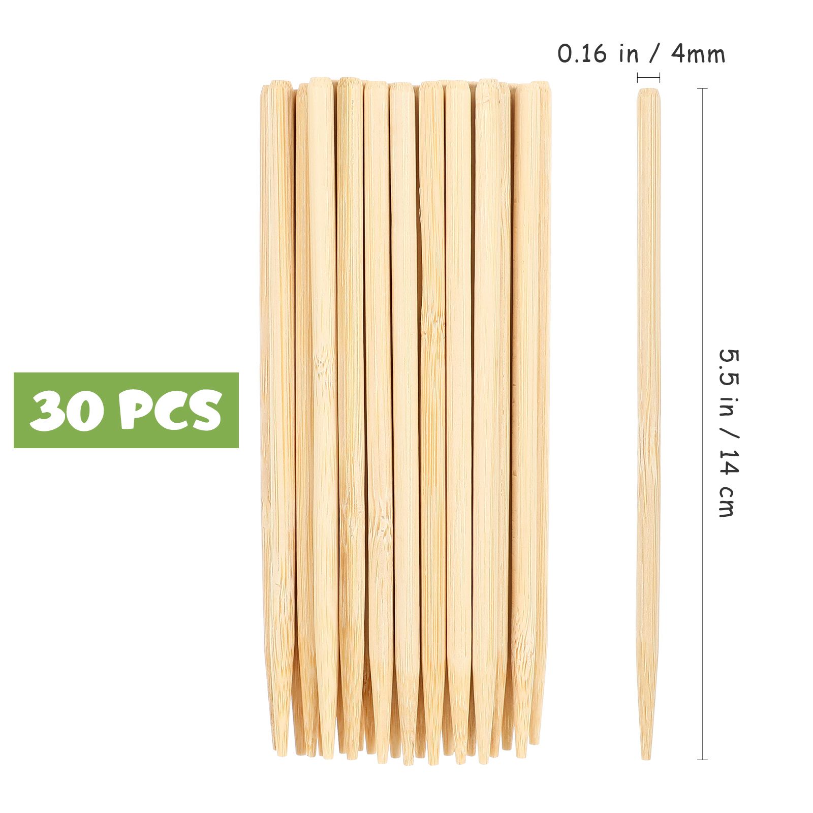 30pcs Scratch Bamboo Pens Wax  - Woodworking For Kids recension och pris