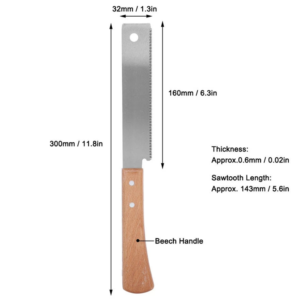 Japanese Hand Saw 12in Flush C - Woodworking Japanese Tools recension och pris