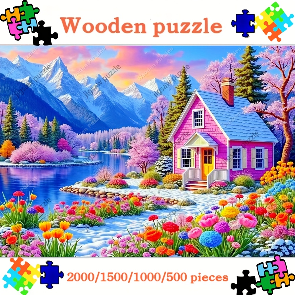 2000/1500/1000/500pcs Wooden J - Woodworking Jigsaw recension och pris