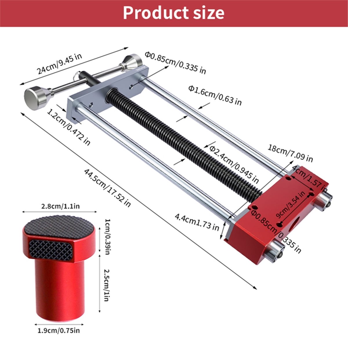 DT35BG Workbench Front Inertia - Woodworking Front Vise recension och pris