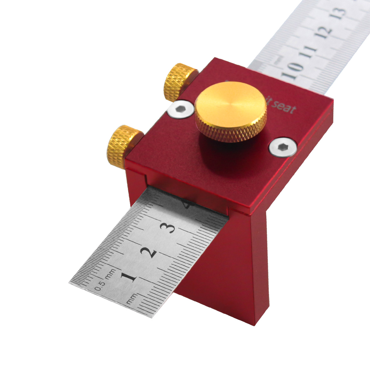 30cm/12 Inch Scribing Ruler 90 - Woodworking Marking Gauge recension och pris