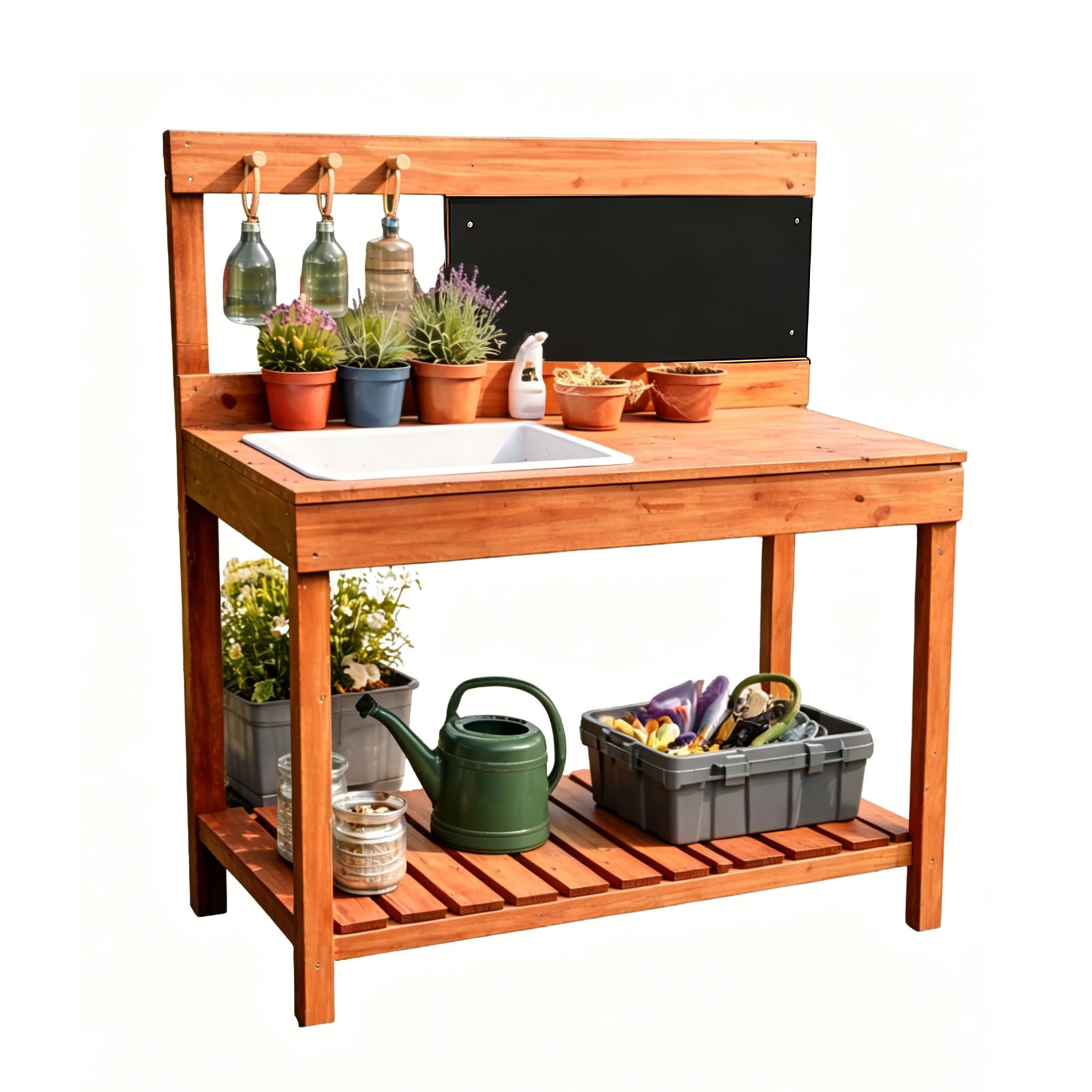 Wooden Potting Benches For Chi - Woodworking For Kids recension och pris