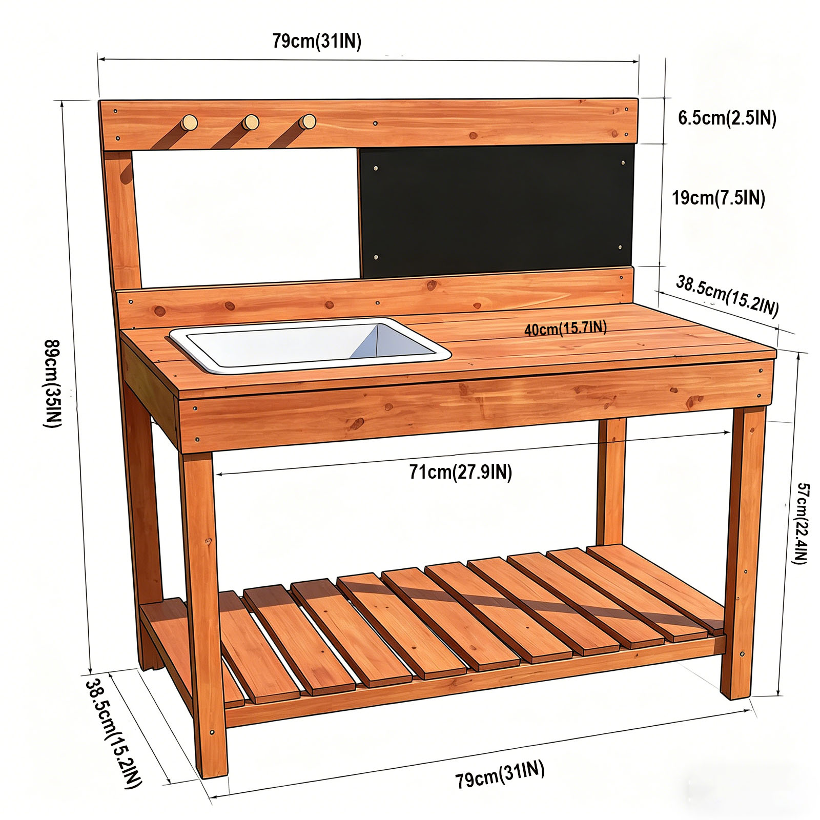 Wooden Potting Benches For Chi - Woodworking For Kids recension och pris