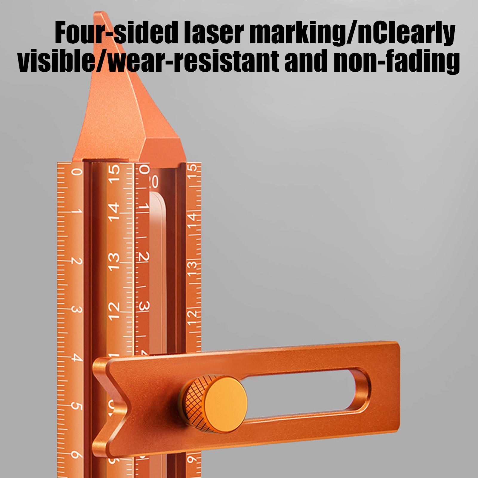 Wood Marking Tool 4-Sided Magn - Woodworking Marking Gauge recension och pris