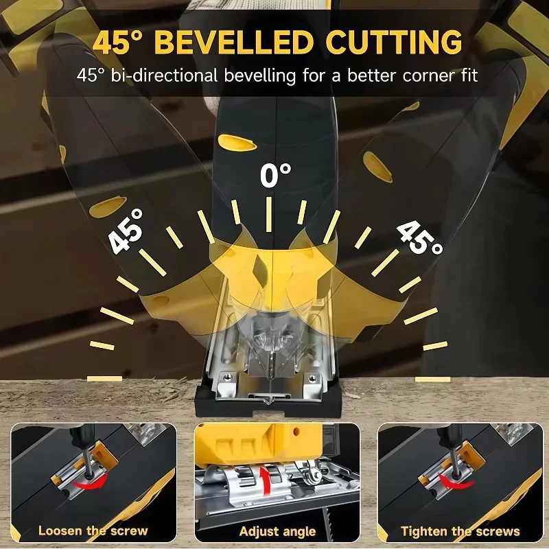 Vesmatity Curve Saw Brushless  - Woodworking Jigsaw recension och pris