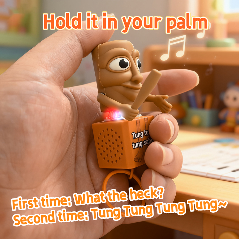 Tung tung tung Sahur Keychain  - Woodworking For Kids recension och pris