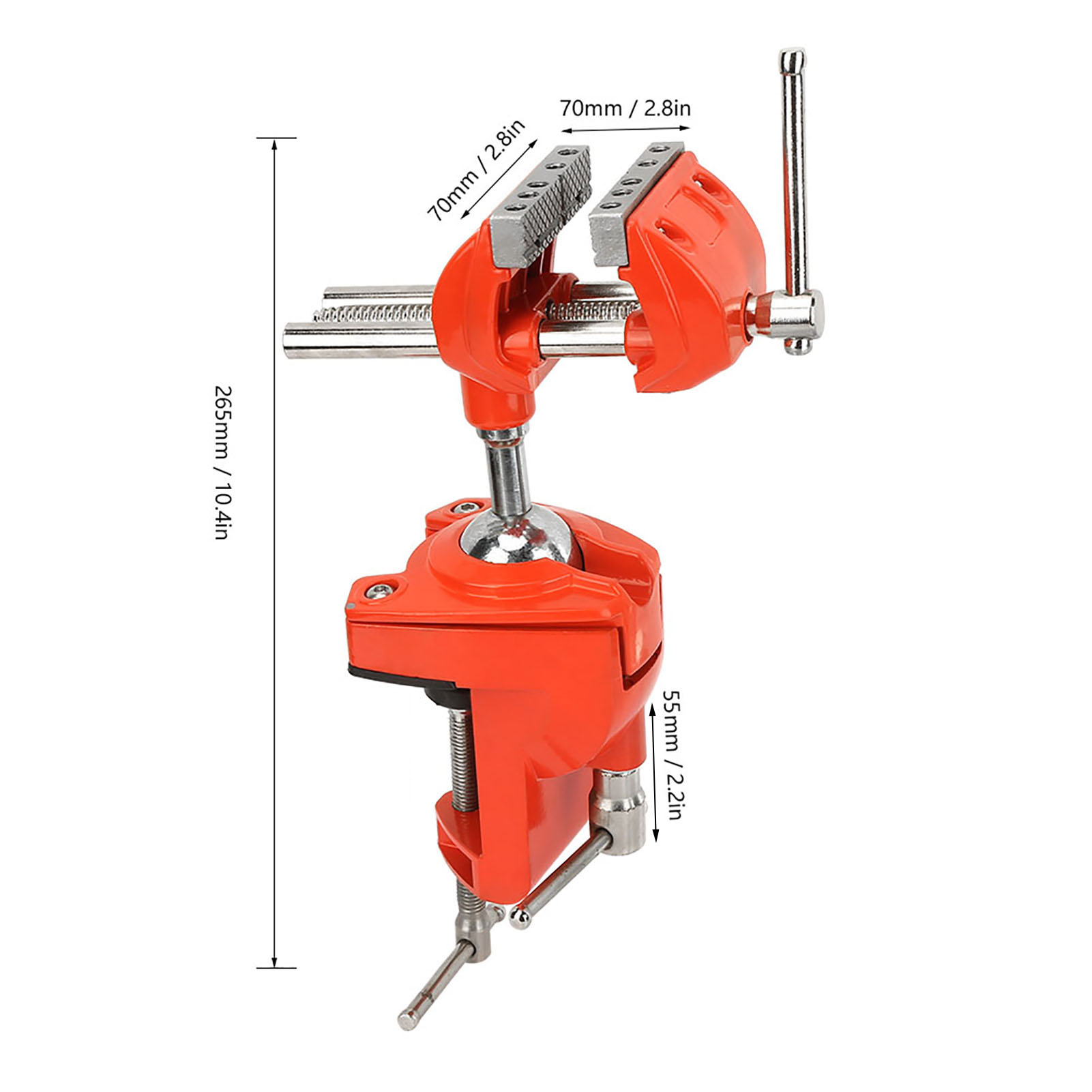 Mini 360°Rotating Clamp Vise A - Woodworking Front Vise recension och pris