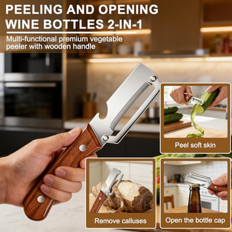 Stainless Steel Kitchen Peeler - Woodworking Project recension och pris