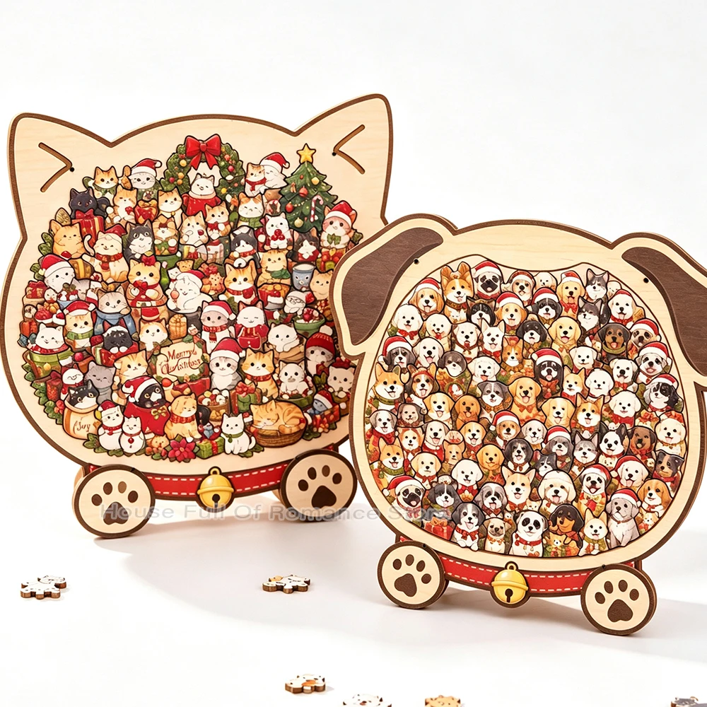 Animal Shaped Christmas Wooden - Woodworking Jigsaw recension och pris