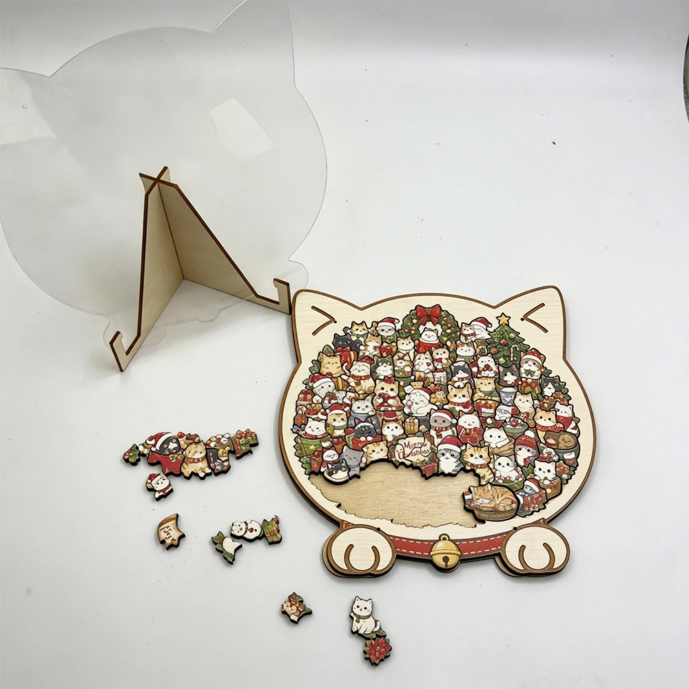 Animal Shaped Christmas Wooden - Woodworking Jigsaw recension och pris