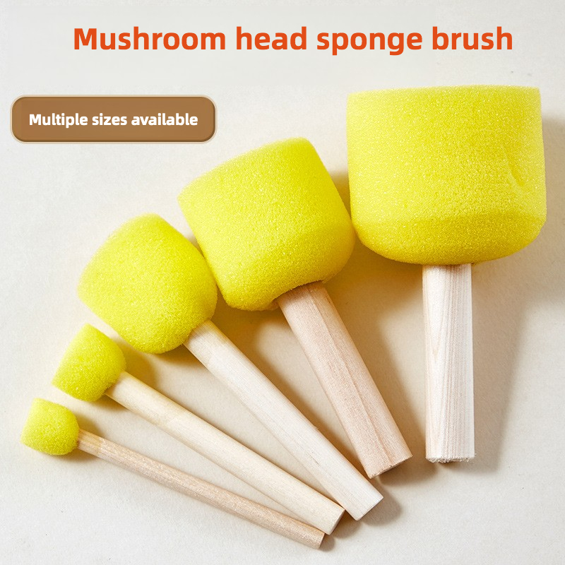10 Pcs Set Wooden Handle Mushr - Woodworking For Kids recension och pris